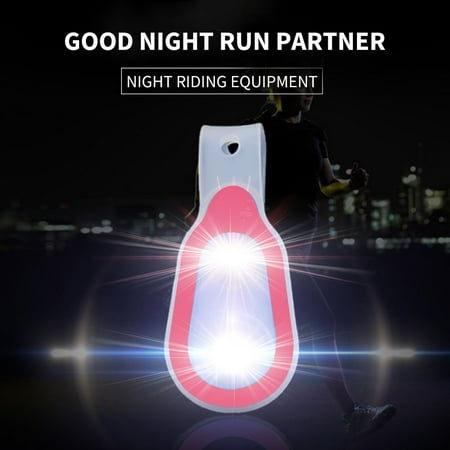 Portable Solar LED Magnetic Strap Light Running Luminous Warning Clip Lamp